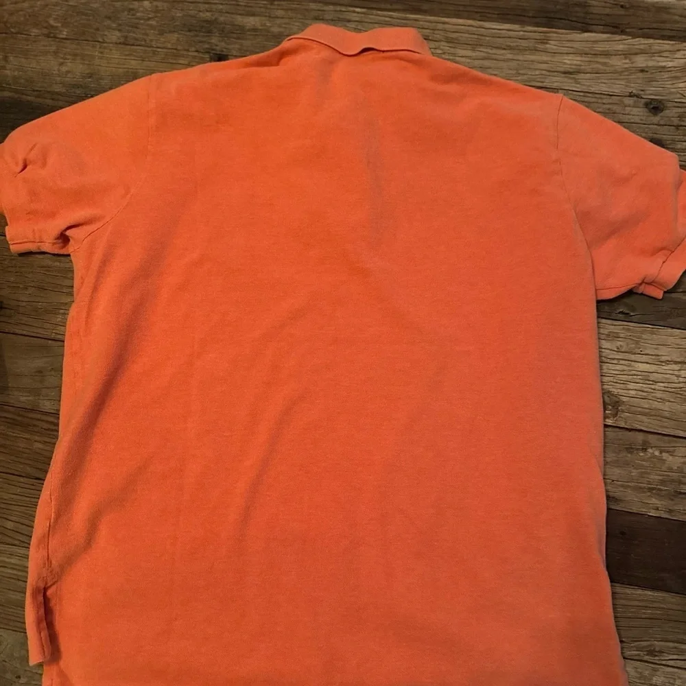 Ralph Lauren Men's Bright Orange Polo Shirt - XL